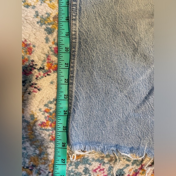 Reformation Vintage High Straight Crop in Montauk - Picture 7 of 8